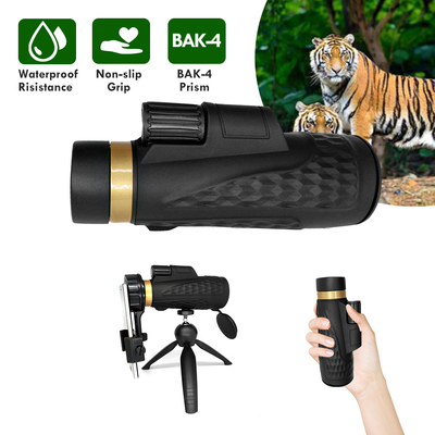 vision nocturne de télescope de téléphone portable de 18x62 HD Bak4 basse pour des adultes Birding chassant la hausse