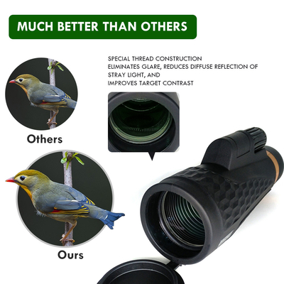 vision nocturne de télescope de téléphone portable de 18x62 HD Bak4 basse pour des adultes Birding chassant la hausse