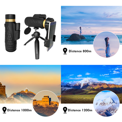 vision nocturne de télescope de téléphone portable de 18x62 HD Bak4 basse pour des adultes Birding chassant la hausse