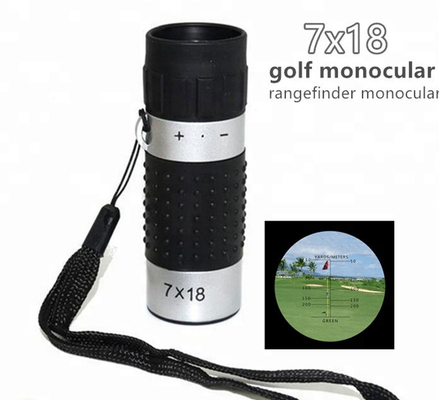Télescope monoculaire 7x18 de poche de télémètre avec le réticule pour des sports en plein air de golf
