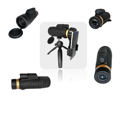 télescope monoculaire de téléphone portable de 18x62 HD Bak4 pour l'observation d'oiseau de déplacement d'enfants