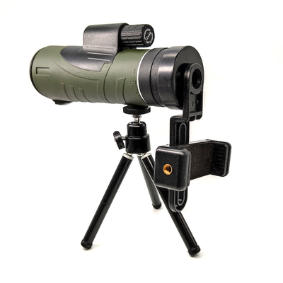 Bâti monoculaire du téléphone portable 12x50 d'observation d'oiseau avec le support rapide de Smartphone