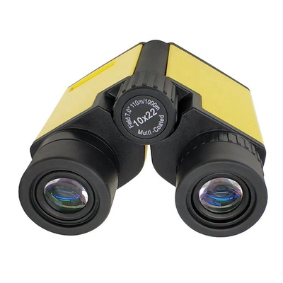 10x22 de haute résolution badine Toy Binoculars Bak 4 grands-angulaires portatifs de prisme