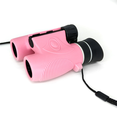 Jumelles du rose Bak4 des enfants optiques du prisme 6x21 antichoc